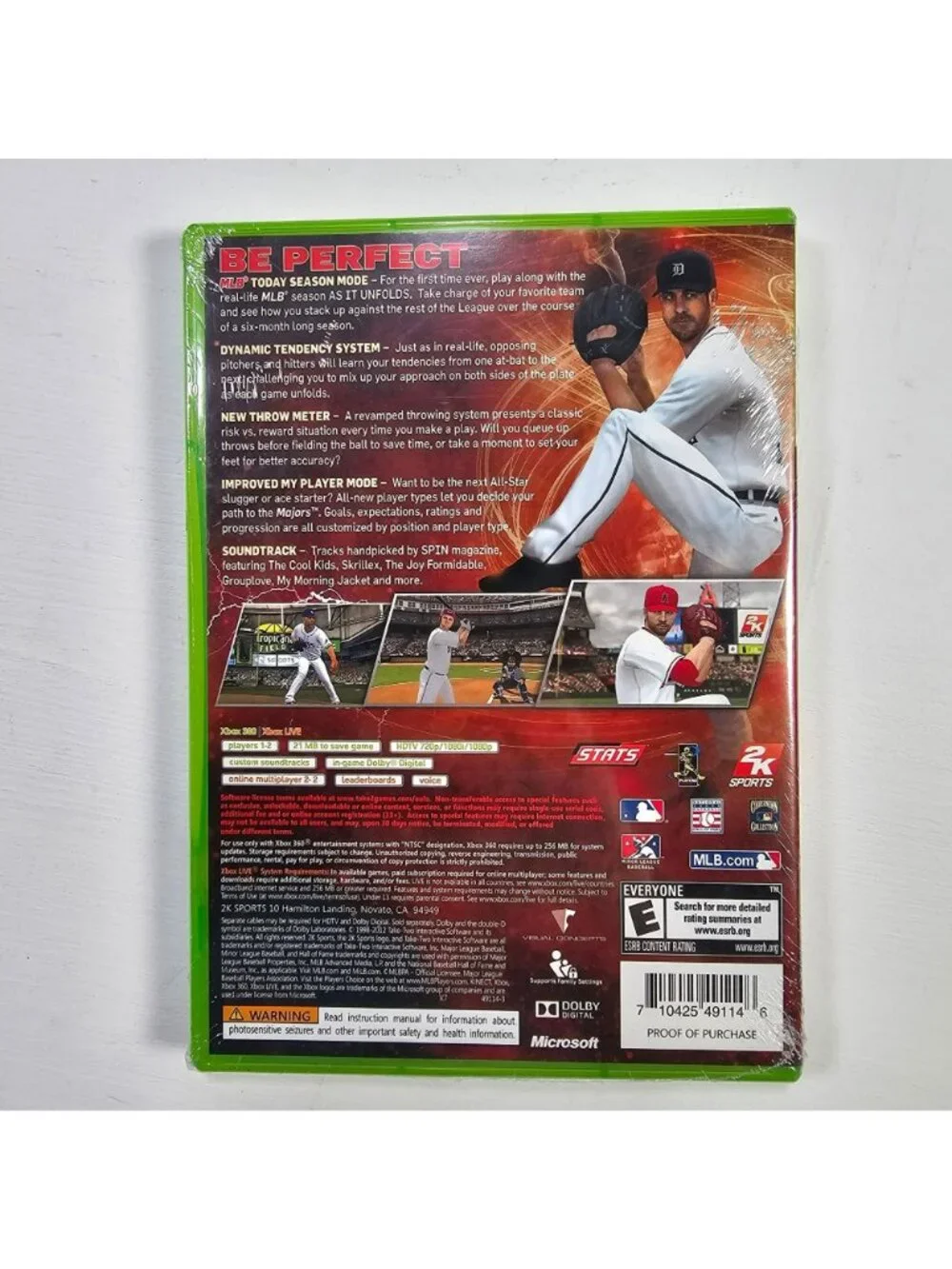 Major League Baseball 2K12 (NEW SEALED Xbox 360 Game)
